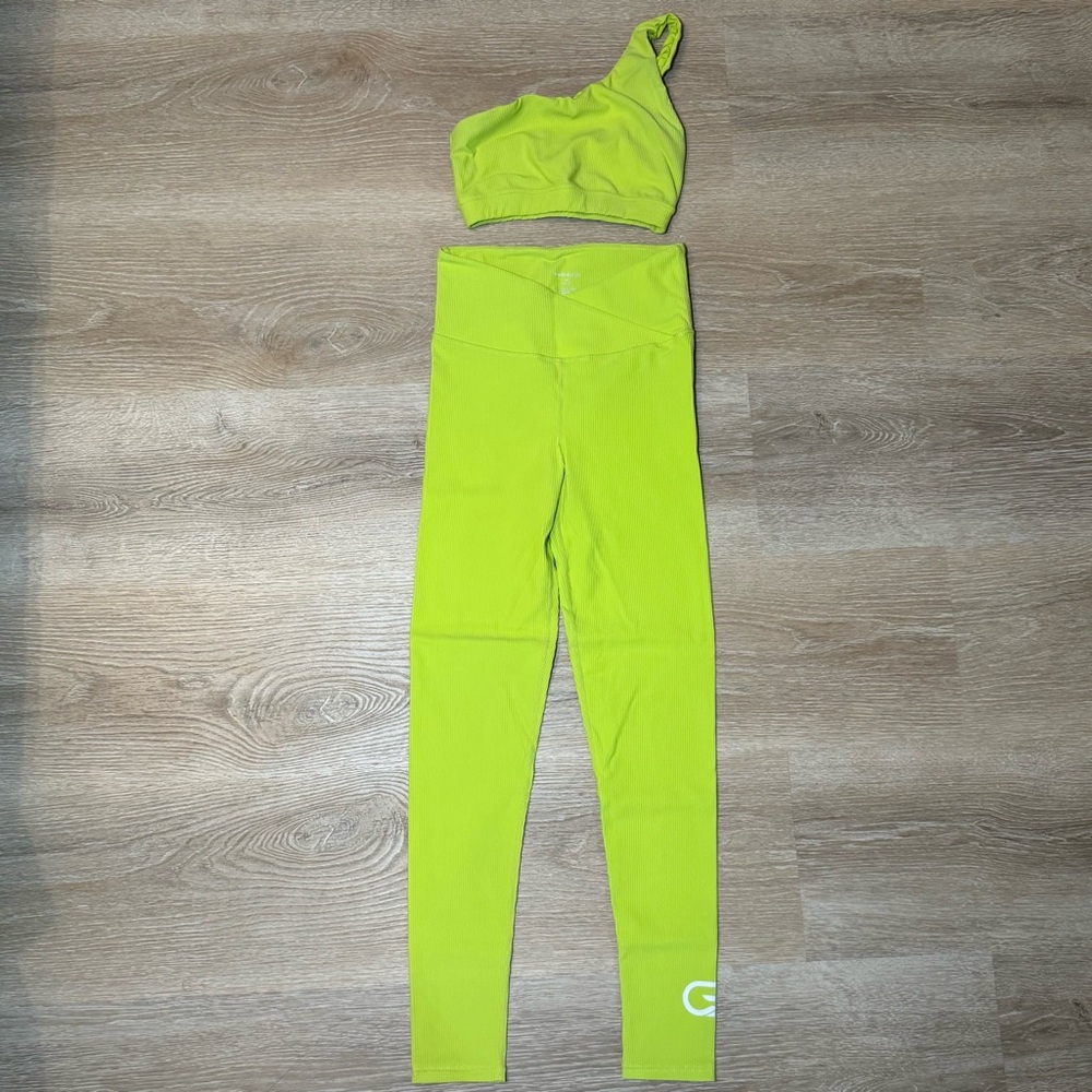 Electric Yoga One-Shoulder Activewear Set Cyclebar branded